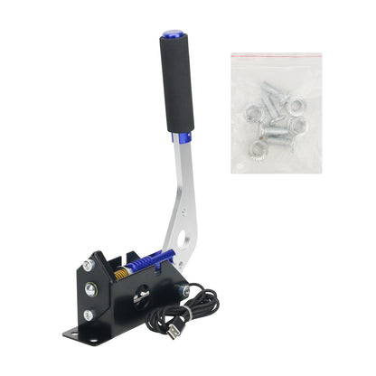 PC Racing Game Hall Sensor Drive Free PC USB Handbrake For PS4 X1 PC Windows G25/G27/G29 RALLY GAME-Blue
