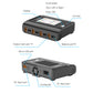 ToolkitRC M4Q 4x50w 5A 1-4S AC 100W 4 Ports XT60 XT30 DC Smart Charger 32 Bit ARM IPS Bright Clear Wide Angle Display