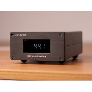 L.K.S Audio USB-100 USB Audio Interface Amanero Combo384 Program PCM384/DSD512 I2S RJ45 HDMI Coaxial out DSD512 with Crystal
