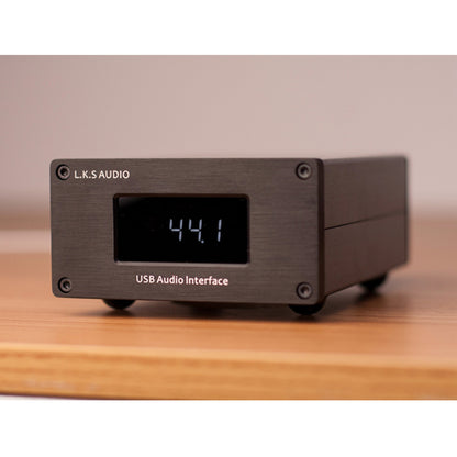 L.K.S Audio USB-100 USB Audio Interface Amanero Combo384 Program PCM384/DSD512 I2S RJ45 HDMI Coaxial out DSD512 with Crystal