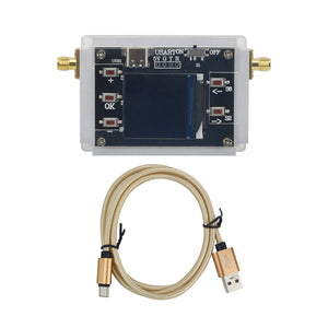 DC-6GHZ 90DB Programmable Attenuator Module RF Attenuator Step 0.25DB 1.3&quot; OLED Display CNC ATT-6000V3.0