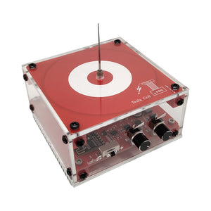 Flat Tesla Coil Musical Musical Tesla Coil Palm Artificial Lightning TC Magnetic Storm Coil Red