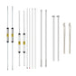 750V Shortwave Antenna V Antenna 5 Bands 7M-14M-21M-28M/29M-50M High Efficiency Low Noise