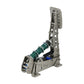 200KG Speed Game Throttle Clutch Hydraulic Pedal Racing Simulator Pedal Equipment PC Direct Drive-(import Green Rubber)