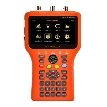 GTMEDIA V8 Finder Pro Satellite Finder Satellite Signal Finder w/ 4.3&quot; LCD for DVB-S2 T2 C AHD ATSC