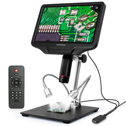 Andonstar AD409 4MP Wifi Microscope Digital Microscope w/ 10.1&quot; LCD Screen for PCB Solder SMD Repair