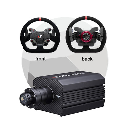 D-Shaped Steering Wheel w/ Dual Clutches + M10 Base Direct Drive Kit for SIMAGIC Racing Game