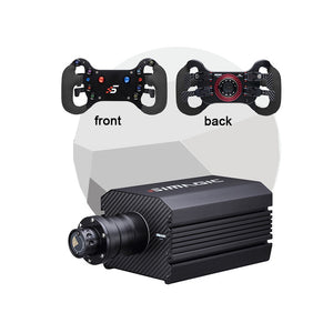 GT4 Steering Wheel w/ Dual Clutches + M10 Base Direct Drive Kit for SIMAGIC Racing Game