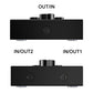 KCEVE 3.5MM Audio Switch Stereo Audio Switcher 2 IN 1 OUT or 1 IN 2 OUT Fits 3.5MM Headphone Amp