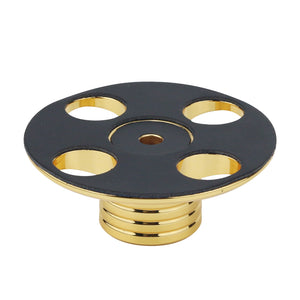 Pure Copper Universal LP Vinyl Record Weight Turntable Stabilizer Clamp (Golden 320G/0.7LB)