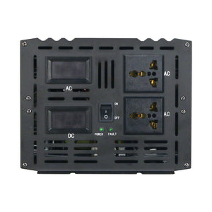 8000W Pure Sine Wave Power Inverter Dual Digital Screens (12V to 220V) for Home Solar Power System