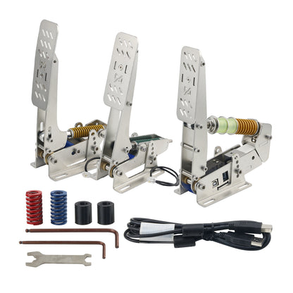 SimX Speed Pedal Racing Simulator Pedal Equipment PC Direct Drive Racing Analog Weight Sensing Pedals for Replacing HE Leo Hepro Simagic TLCM Thrustmaster