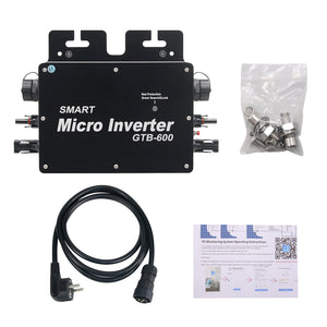 GTB-600 Grid Tie Inverter Solar Grid Tie Micro Inverter 600W Output Support Phone APP Control