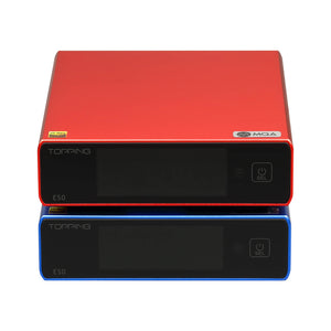 TOPPING E50 ES9068AS DAC Audio Decoder USB DAC Preamplifier for Power Amplifier Speakers DSD MQA