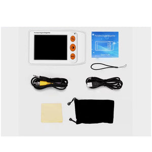 2X-25X Portable Digital Magnifier YS008 w/ 3.5&quot; Screen for People to Read Magazines and Newspaper