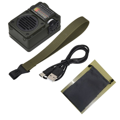 HRD-700 Bluetooth Music Player Multiband Radio Receiver with Portable Design Supporting TF Card
