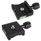 QR-50 Quick Release Clamp Quick Release Plate 13.2-22LB Load Capacity for Tripod Gimbal Stabilizer