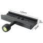 QR-120 Quick Release Clamp Aluminum Alloy QR Clamp for Long Quick Release Plate Tripod Gimbal