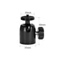 K-26 Mini Ball Head Aluminum Alloy Tripod Head 360-Degree Panoramic Head for Tripod Stand DSLR