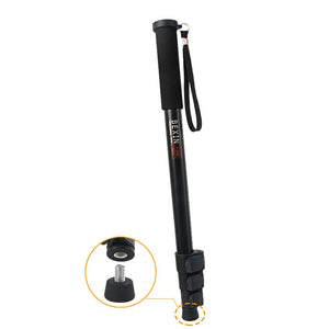 BEXIN P-264B 59&quot; Camera Monopod Aluminum Alloy Monopod w/ Removable Foot Pad for DSLR Live Stream