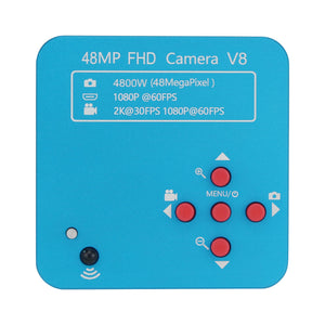 48MP FHD Camera V8 60FPS Industrial Camera HDMI Camera Microscope Camera for Cellphone Repair
