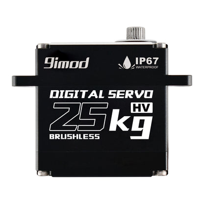 9imod 25KG 180° Digital Servo HV Brushless Servo Metal Gear IP67 BLS-HV25MG for RC Car Truck DIY