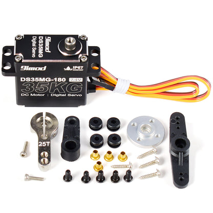 9imod 35KG 180° DC Motor Digital Servo IP67 Waterproof Servo DS35MG-180 Featuring Iron Core Motor