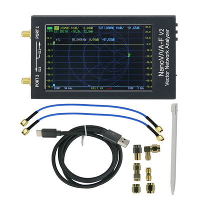 Maxgeek NANOVNA-F V2 3GHz Vector Network Analyzer Antenna Analyzer 4.3&quot; IPS LCD Display Touch Operation