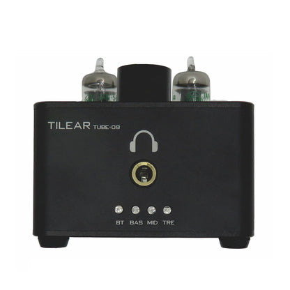 TILEAR TUBE-08 Bluetooth DAC Receiver Headphone Amp TPA6120 w/ AUX Output Adjustable Bass Treble