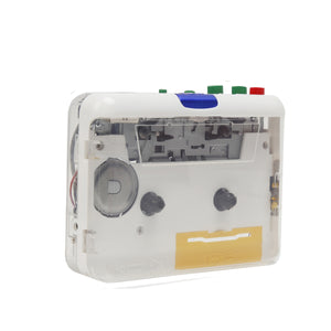 TON010S Cassette Converter Cassette Tape To MP3 Converter Cassette Player with Transparent Shell