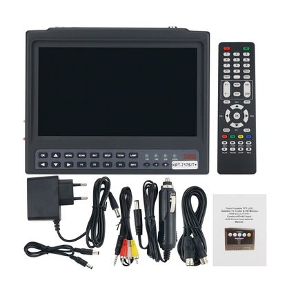 KPT-717S/T+ 7&quot; LCD HD Satellite Finder &amp; HD Monitor &amp; CCTV Camera Tester Supporting AHD Input