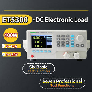 ET5300 400W 40A 150V DC Electronic Load Programmable Load Used in Charger Power Supply Tests