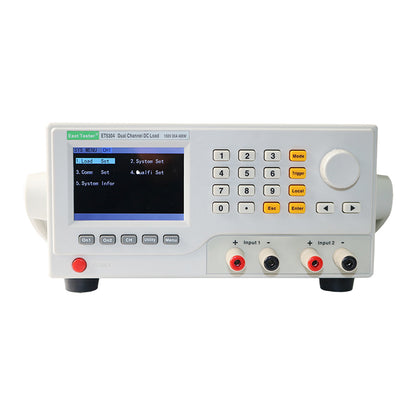 ET5304 Dual Channel DC Load 150V 30Ax2 200Wx2 Programmable Load Used in Charger Power Supply Tests