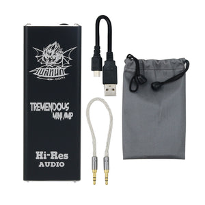 Portable HIFI Headphone Amplifier Audio Decoder Amplifier OPA1612 Version Black