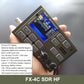 FX-4C SDR HF Transceiver 10W Portable Mobile Radio TX 3.5-29MHz RX 500KHz-174MHz with Safety Box