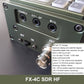 FX-4C SDR HF Transceiver 10W Portable Mobile Radio TX 3.5-29MHz RX 500KHz-174MHz with Safety Box