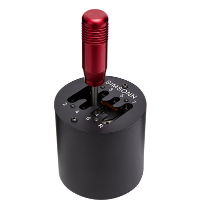 SIMSONN PC Gear Shifter Racing Shifter (7+R Round Base) H Sequential Gear for Euro Truck Simulator 2 Horizon G27 G29