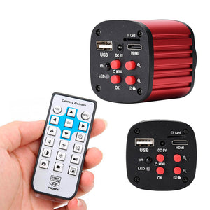 HAYEAR 24MP 2K HDMI USB Industrial Microscope Camera 150X Lens 11.6&quot; LCD for Phone PCB Soldering