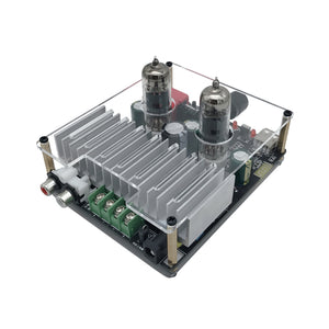 RKY HIFI BT5.0 Hifi Tube Amp Bluetooth Amplifier Module Power Amp with Remote Control (6K4 Tubes)