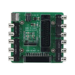 Video Converter RGBS/SCART to YUV YCBCR/S-Video for Dreamcast SEGA SFC PS2 MD SS Retro Game Console