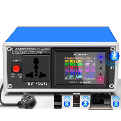AT2630 300V 35A Electric Energy Meter Voltage Current Meter Electric Parameter Measuring Instrument