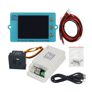 VAC8610F 100V 50A Wireless DC Voltmeter Ammeter Capacity Coulometer Tester With 2.4&quot; Color Screen