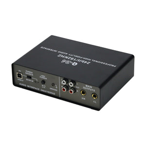 Q24 External USB Sound Card Audio Interface 24Bit/192KHz for K Song Livestreaming Phone Recording