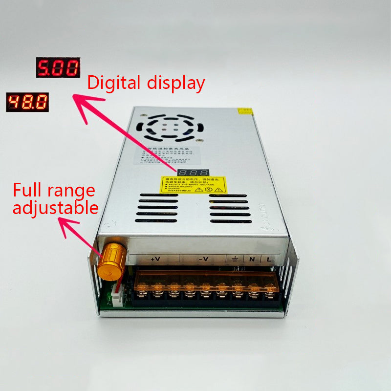 480W Adjustable DC Switching Power Supply Switch Mode Power Supply 0.28" Display (Output 0-60V 8A)
