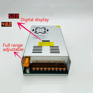 480W Adjustable DC Switching Power Supply Switch Mode Power Supply 0.28" Display (Output 0-60V 8A)