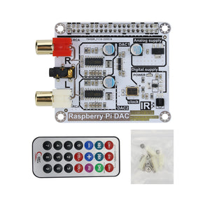 For Volumio Moode Raspberry Pi DAC Board Decoder Board 192KHz 24Bit 2CH DAC Hifi Dual Decoding I2S