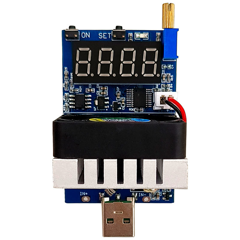 Wuzhi Audio ZK-EL35 35W USB Electronic Load Voltage Current Meter for Battery Aging Adapter Charger Detection