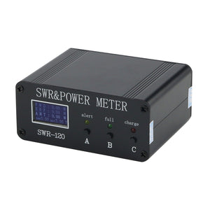 HamGeek SWR-120 SWR Power Meter 1.8-54Mhz Shortwave SWR &amp; Power Meter FM-AM-SSB with OLED Display