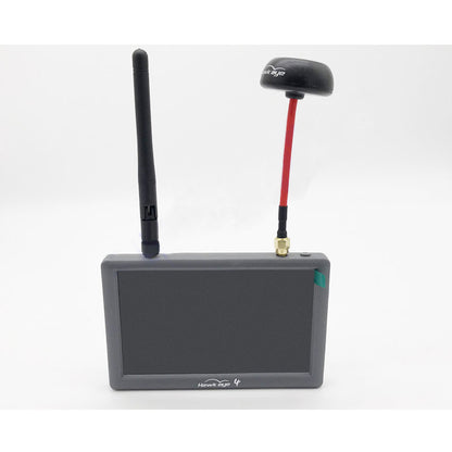 Haweye Little Pilot 4 FPV Monitor 5&quot; FPV Screen 5.8G Dual Receiver DVR Lower Latency (Standard Version)