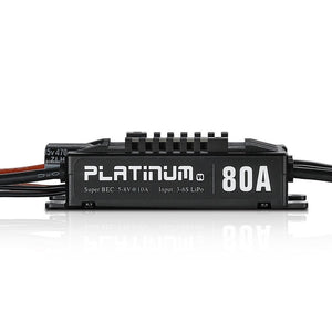 Hobbywing Platinum 80A V4 Helicopter ESC Drone ESC Electronic Speed Control Input 3-6S Lipo